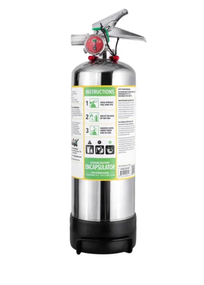 E-FireX Lithium Fire Extinguisher 2 Liter (Wall Bracket INCLUDED)